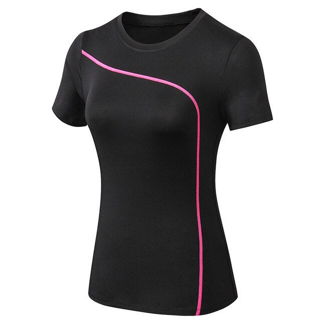  Dragon Fit Lightweight Workout Tops for Women Short Sleeve Crew  Neck Yoga Shirts Casual Athletic T-Shirts Black : Clothing, Shoes & Jewelry
